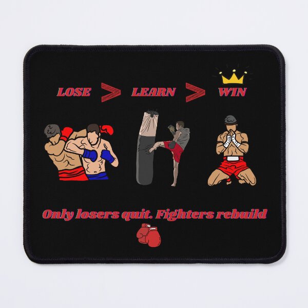 Item preview, Lose. Learn. Win. – Fighter’s Mindset designed and sold by MW SHOP.