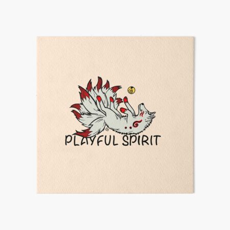 Item preview, Playful Spirit Kitsune – Mythical Fox Spirit Digital Art designed and sold by Rain Ant.
