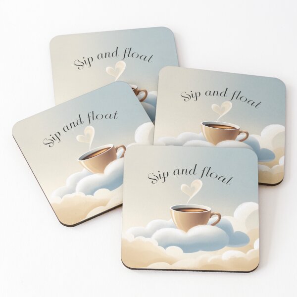 Item preview, Sip and Float Coffee Vibes designed and sold by 0606PM.