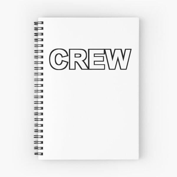 Item preview, Crew Logo White Letters With Black Border designed and sold by koolzeeart.