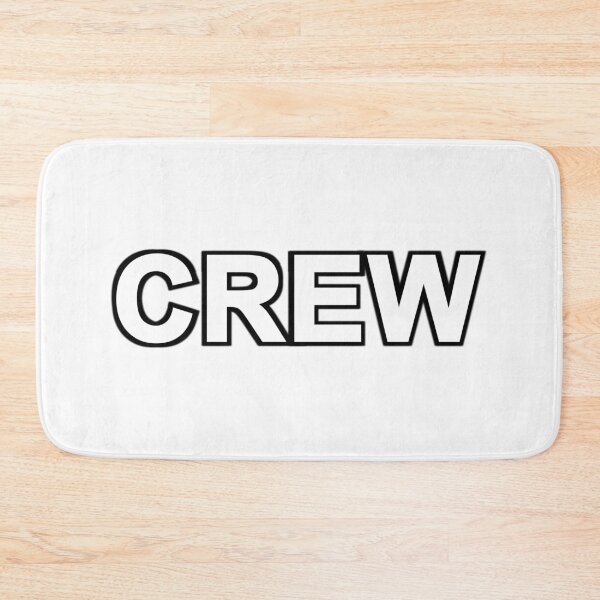 Item preview, Crew Logo White Letters With Black Border designed and sold by koolzeeart.