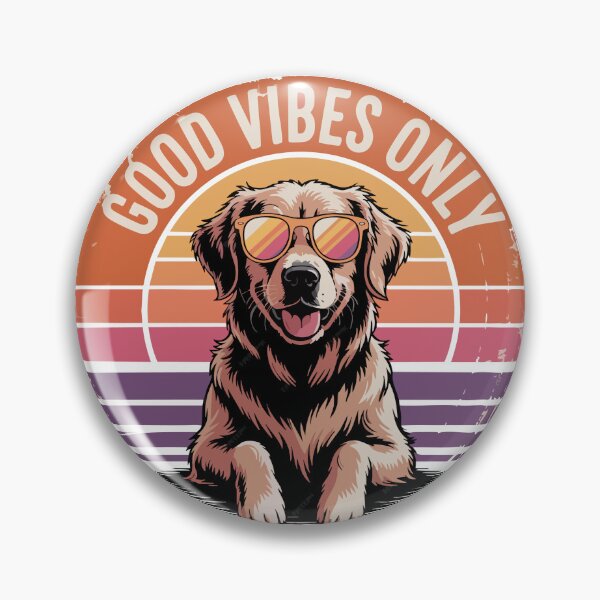 Item preview, Good Vibes Only – Cute Dog Lover Design designed and sold by Bigohobi.