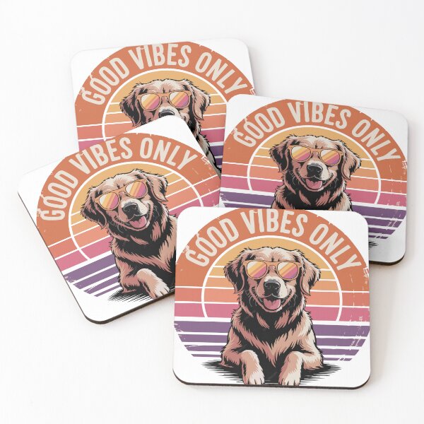 Item preview, Good Vibes Only – Cute Dog Lover Design designed and sold by Bigohobi.