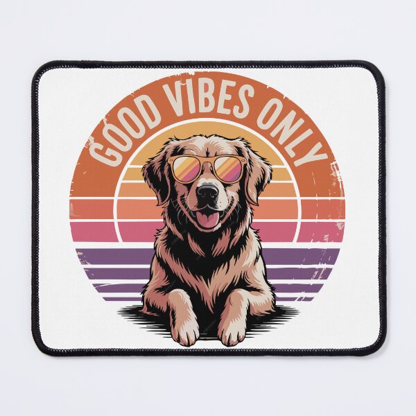 Item preview, Good Vibes Only – Cute Dog Lover Design designed and sold by Bigohobi.