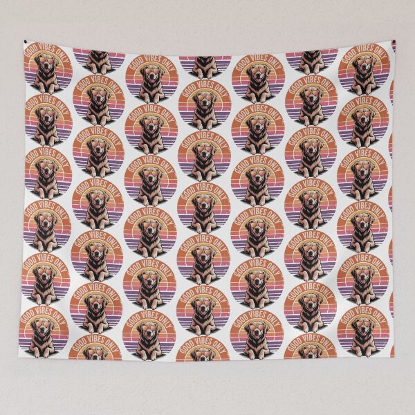Item preview, Good Vibes Only – Cute Dog Lover Design designed and sold by Bigohobi.