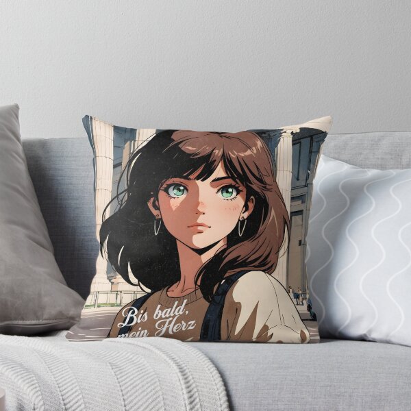Item preview, Romantic Farewell in Berlin Germany Europe – Retro Anime Travel Girl Love Quote designed and sold by Kawaii-Sky.