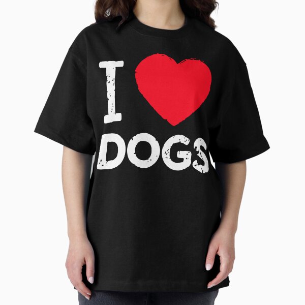 Item preview, I Love Dogs – Simple & Heartwarming Dog Lover Design designed and sold by Bigohobi.