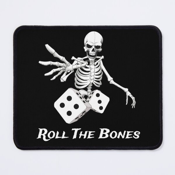 Item preview, Skeleton rolling dice designed and sold by Maelstrom-Art.
