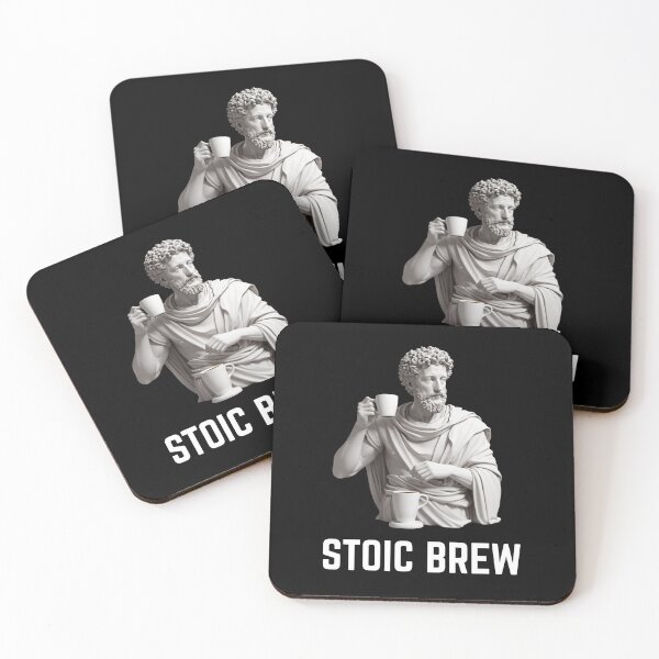 Item preview, Stoic Brew - Stoic Philosopher Marcus Aurelius Artwork designed and sold by LexaArtworks.