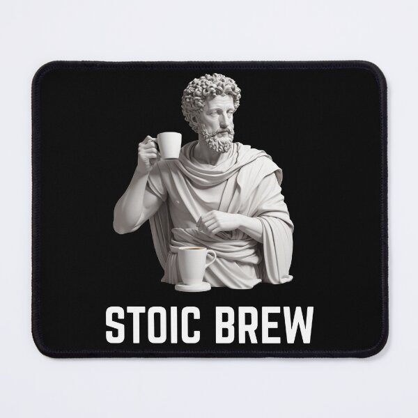 Item preview, Stoic Brew - Stoic Philosopher Marcus Aurelius Artwork designed and sold by LexaArtworks.