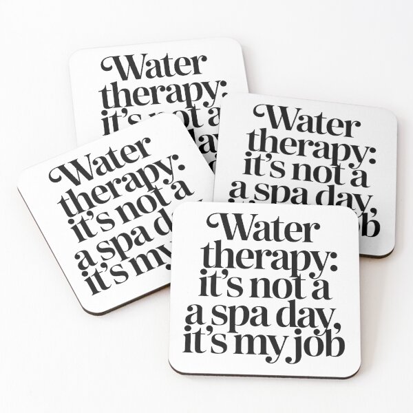 Item preview, Water Therapy: It's Not a Spa Day, It’s My Job | Funny Hydration Nurse  designed and sold by CuteDesignables.