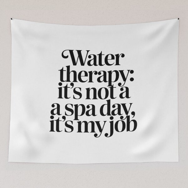 Item preview, Water Therapy: It's Not a Spa Day, It’s My Job | Funny Hydration Nurse  designed and sold by CuteDesignables.