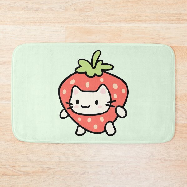 Item preview, Strawberry Kitty T-shirt designed and sold by Anything Anything.