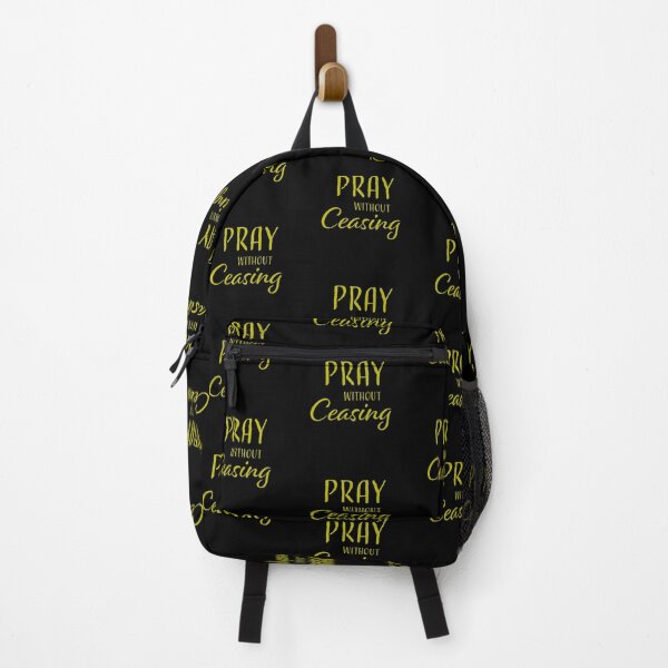 Item preview, Pray Without Ceasing Christian T-Shirt – Inspirational Bible Quote Shirt designed and sold by CrossCrafted.