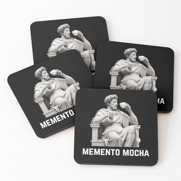 Item preview, Memento Mocha - Stoic Philosopher Marcus Aurelius Art designed and sold by LexaArtworks.