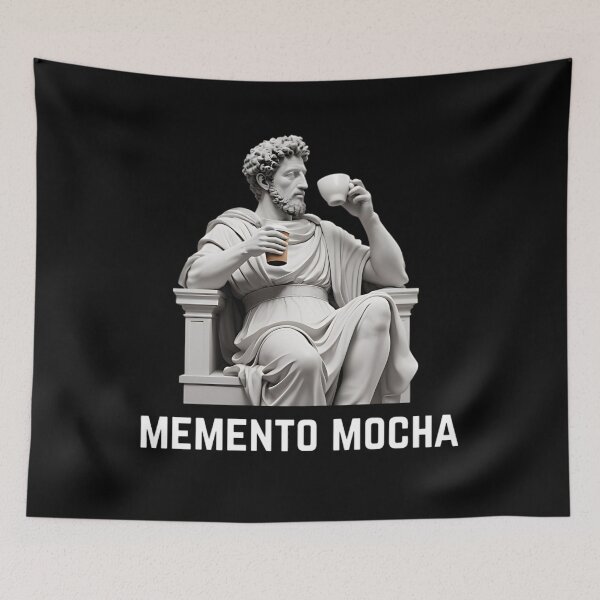Item preview, Memento Mocha - Stoic Philosopher Marcus Aurelius Art designed and sold by LexaArtworks.