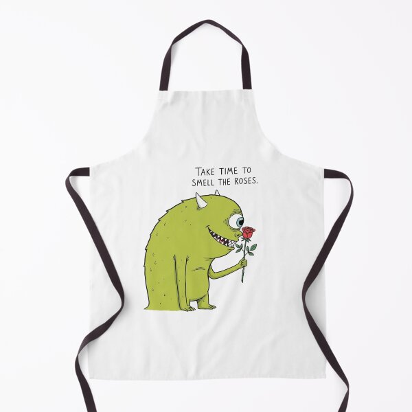 Item preview,  Time to smell the roses, roses, cute, monster, Funnyfits70, retro, vintage, meme, funny, humor designed and sold by FunnyFits70.