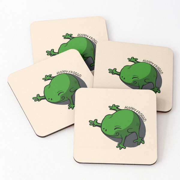 Item preview, Happy Froggo – Funny Cute Frog designed and sold by Rain Ant.