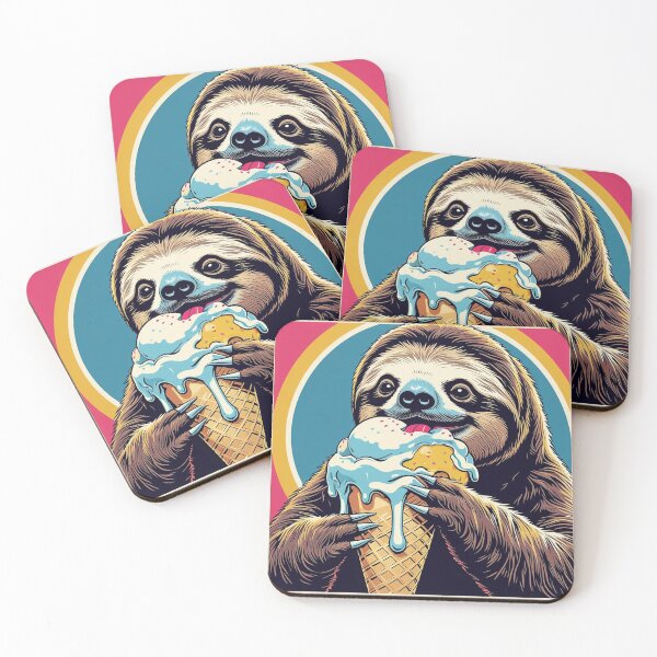 Item preview, Cute sloth print t-shirt designed and sold by SmileShopAJ.