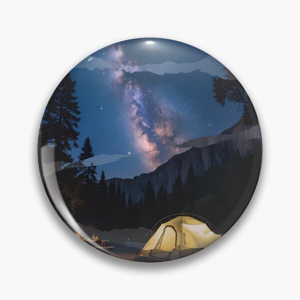 Item preview, Camping in woods designed and sold by Keepsie Archives by SMA.
