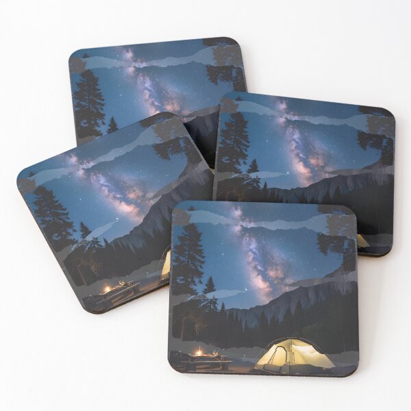 Item preview, Camping in woods designed and sold by Keepsie Archives by SMA.
