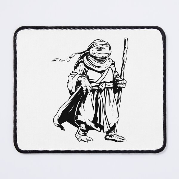 Item preview, Lizard Monk Warrior Illustration - Fantasy Reptile Character Line Art designed and sold by inkoutninja.