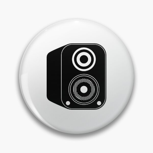 Item preview, Black Bookshelf Speaker Icon designed and sold by THP Creative.