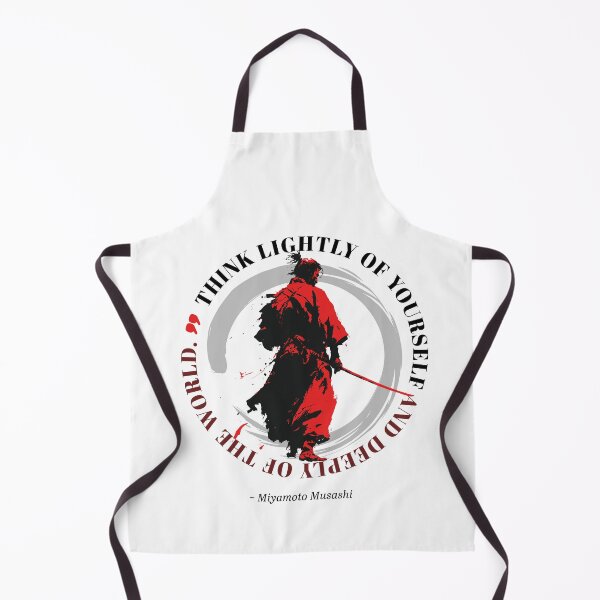 Item preview, Samurai Miyamoto Mushashi "Think lightly of yourself and deeply of the world." designed and sold by ArtificialEye.