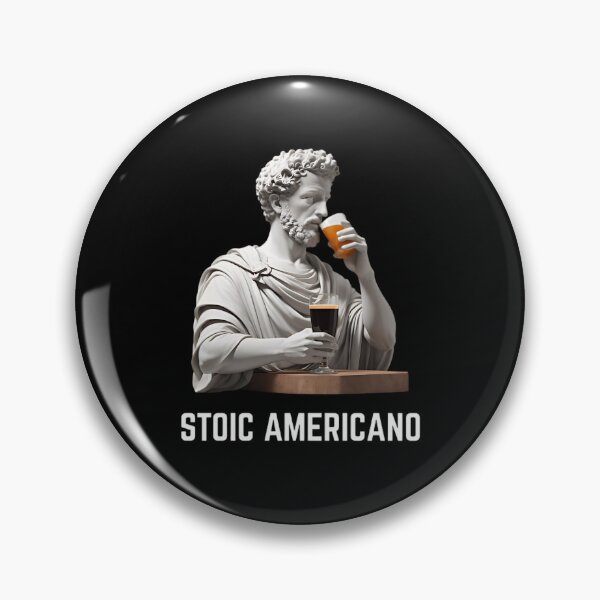 Artikelvorschau, Stoic Americano - Stoischer Philosoph Marcus Aurelius Kunst entworfen und verkauft von LexaArtworks.
