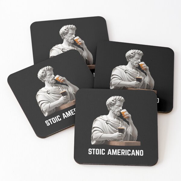 Item preview, Stoic Americano - Stoic Philosopher Marcus Aurelius Art designed and sold by LexaArtworks.