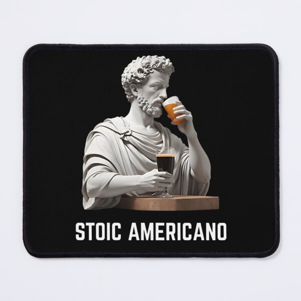 Item preview, Stoic Americano - Stoic Philosopher Marcus Aurelius Art designed and sold by LexaArtworks.