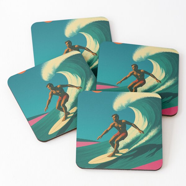 Item preview, elegant surfer on the perfect wave designed and sold by Mauswohn.
