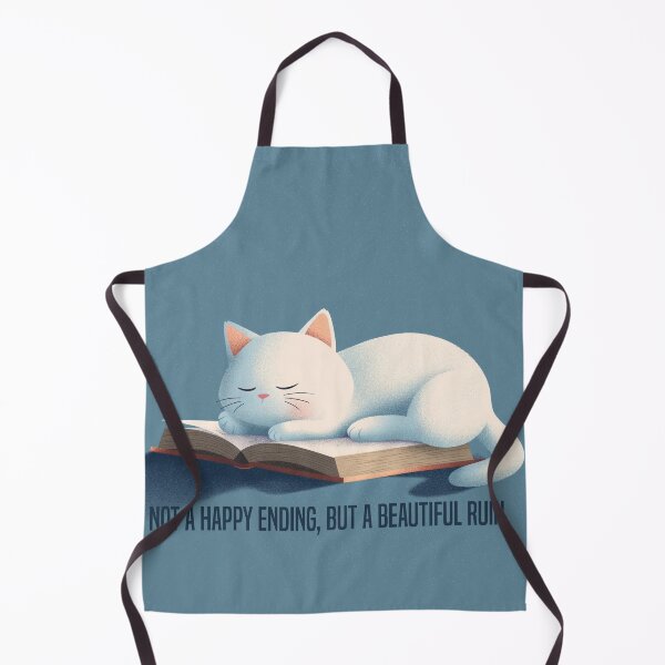 Item preview, A beautiful ruin – Sleeping cat on a book designed and sold by idgafstudio.ch.