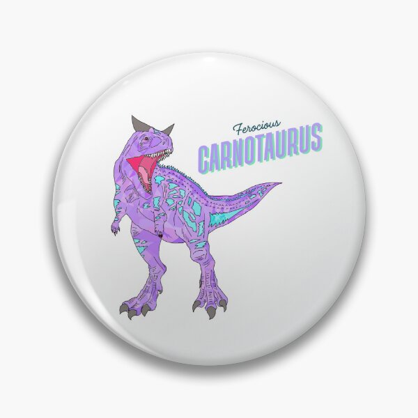 Item preview, Ferocious Carnotaurus – Neon Dino Style designed and sold by Jeminnie.