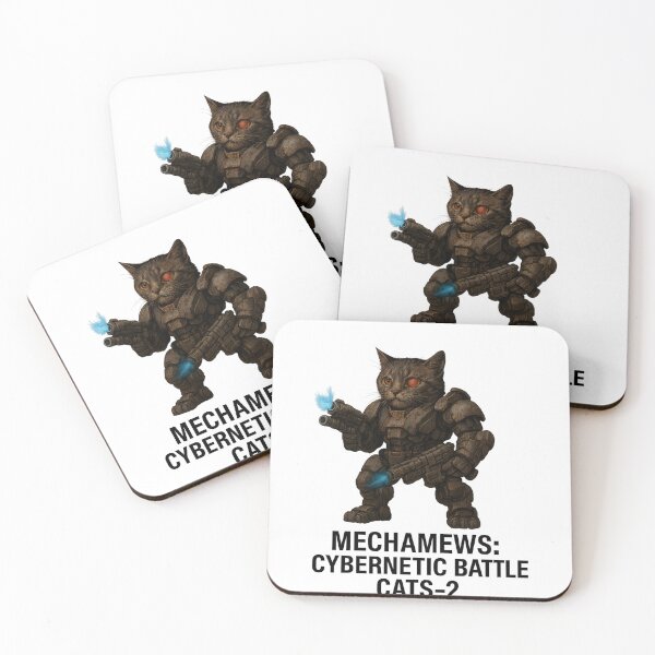 Item preview, MechaMews: Cybernetic Battle Cats // Plasma Twinfire Variant [Tier B1] designed and sold by Taintedstrokes.
