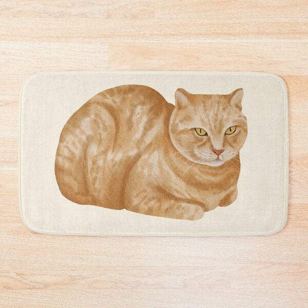 Item preview, Orange Watercolor Cat designed and sold by Anything Anything.