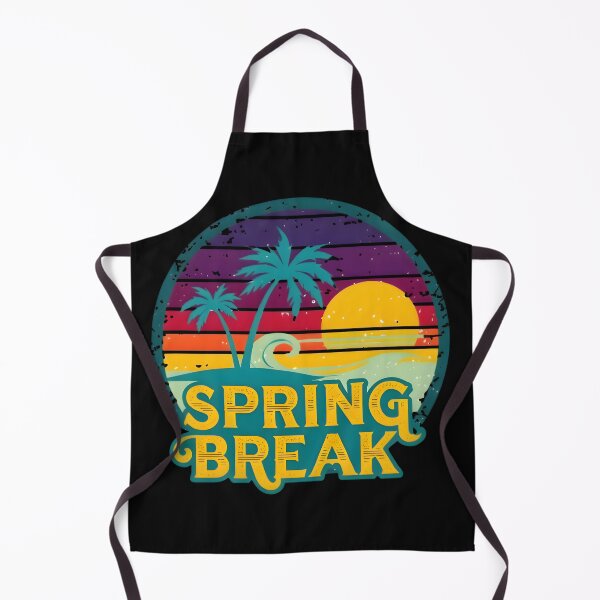 Item preview, Retro Spring Break Sunset Beach Palm Tree Sticker designed and sold by FestivityFinds.