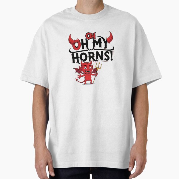 Item preview, Oh My Horns! Cute Cartoon Devil Funny Demon Design designed and sold by WittyNest Studio.