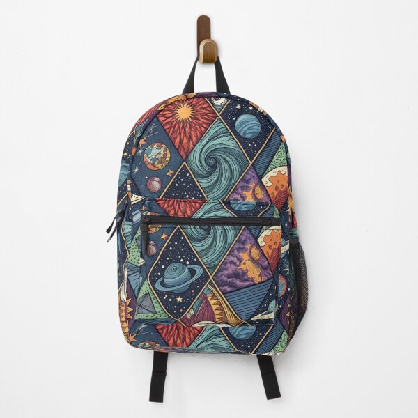 Item preview, Abstract Cosmic Fantasy - Geometric Universe Pattern with Swirling Galaxies designed and sold by alfmar.
