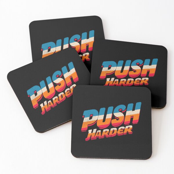 Item preview, Push Harder, Level Up Always designed and sold by EdvvinStudios.