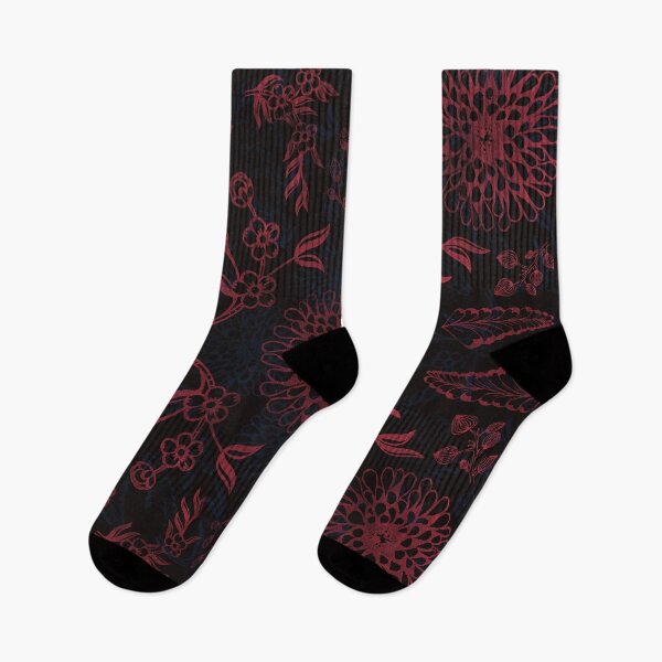 Item preview, Floral Stamps on Dark Background designed and sold by Mx’d Media Art and Design by Henri Hulo.