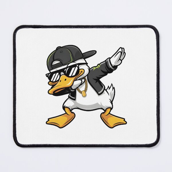 Item preview, Cool Dabbing Duck Gangsta – Funny Cartoon Streetwear Animal Sticker designed and sold by Aknarin Thika.