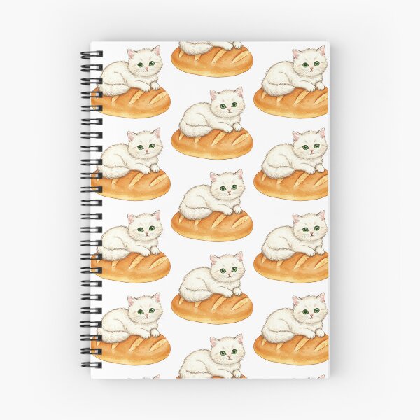 Item preview, Whimsical Cat on Bread Illustration designed and sold by Jariart-Studio.