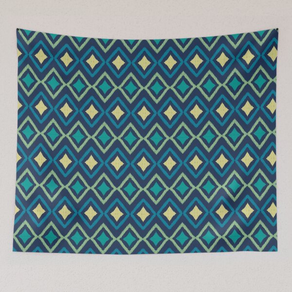 Item preview, Boho Ikat Diamond Pattern  designed and sold by kandaxkaewkan.