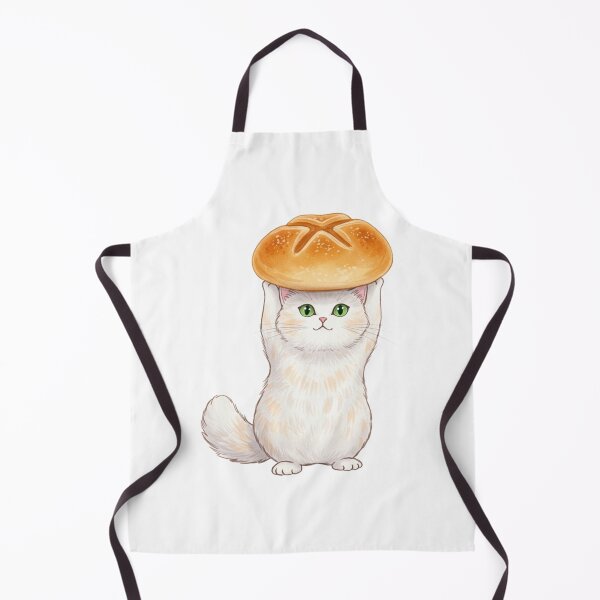 Item preview, Whimsical Cat with Pastry Hat designed and sold by Jariart-Studio.