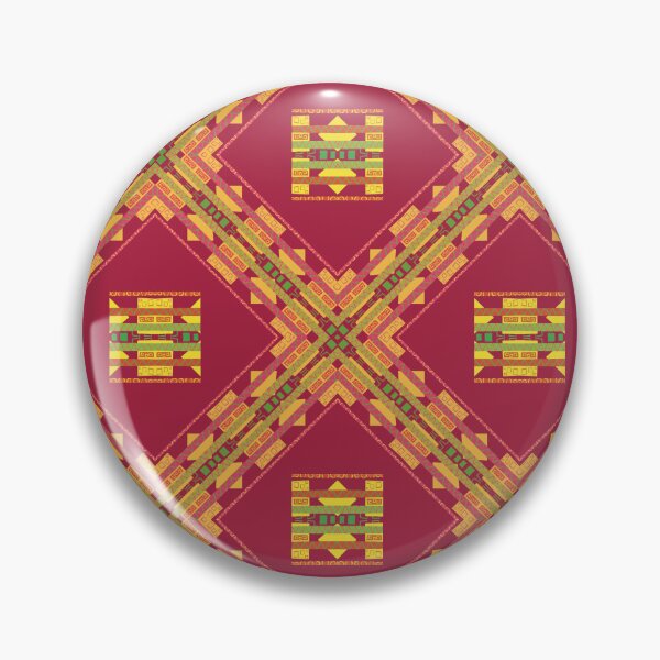 Item preview, Ethnic Weave Inspired Geometric Pattern – Warm Tones designed and sold by kandaxkaewkan.