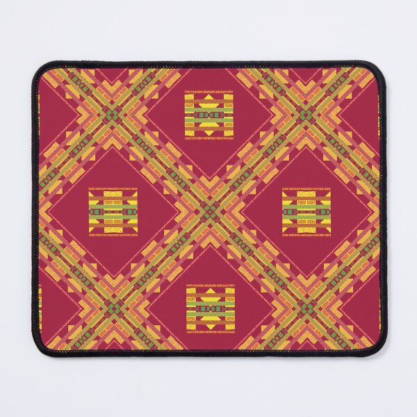 Item preview, Ethnic Weave Inspired Geometric Pattern – Warm Tones designed and sold by kandaxkaewkan.