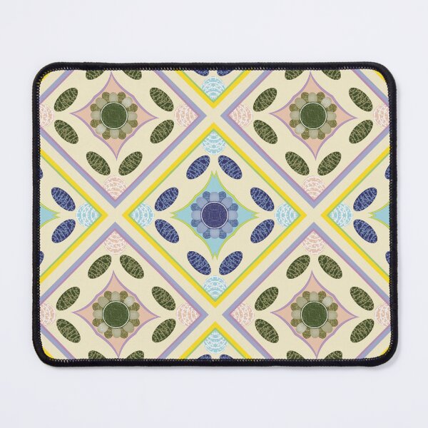 Item preview, Cool Toned Floral Geometric Pattern designed and sold by kandaxkaewkan.