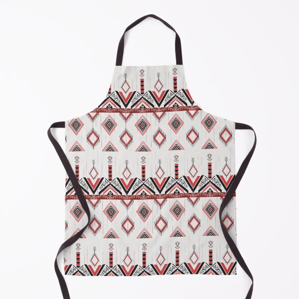 Item preview, Tribal Ethnic Geometric Pattern – Red & Black Motif designed and sold by kandaxkaewkan.