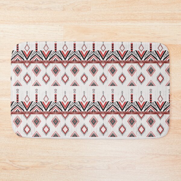 Item preview, Tribal Ethnic Geometric Pattern – Red & Black Motif designed and sold by kandaxkaewkan.